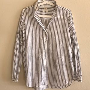 Loft button down long sleeve shirt